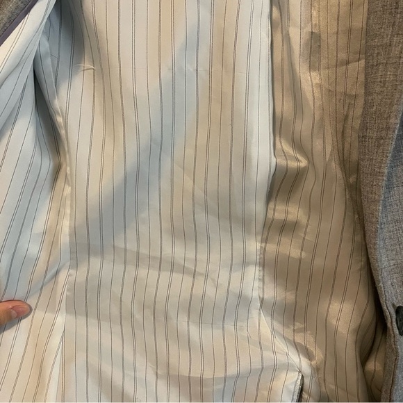 Banana Republic Light Grey Novelty Blazer Size 6 - Picture 5 of 5